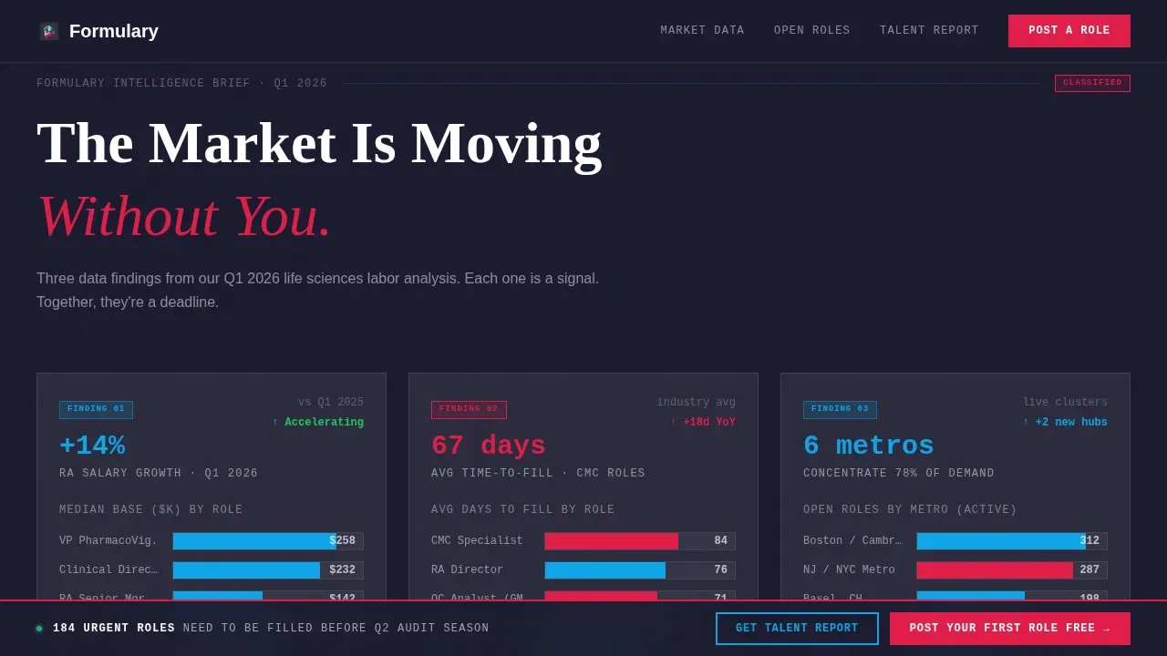 Pharmaceutical Digital Presence Careers & Recruitment Website Template