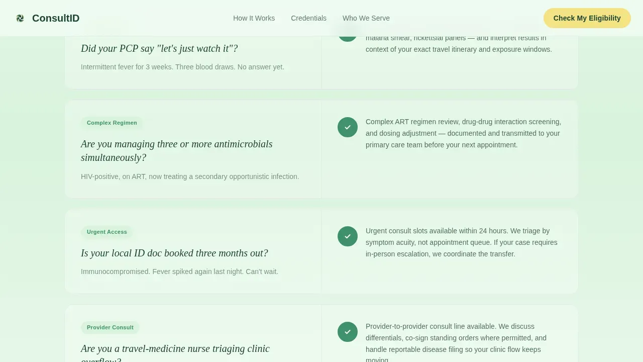 Specialist Telemedicine Landing Page Template
