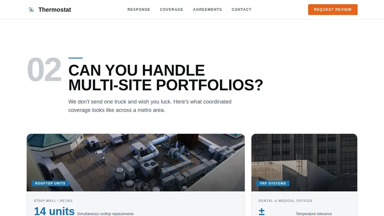 HVAC Contractor Marketing Directory Website Template