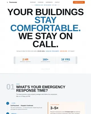 HVAC Contractor Marketing Directory Website Template