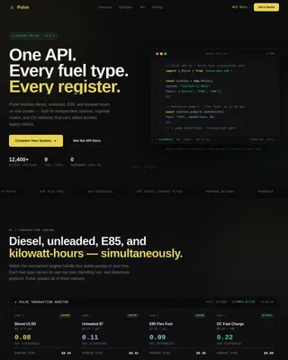 Energy Software & SaaS Professional Website Template
