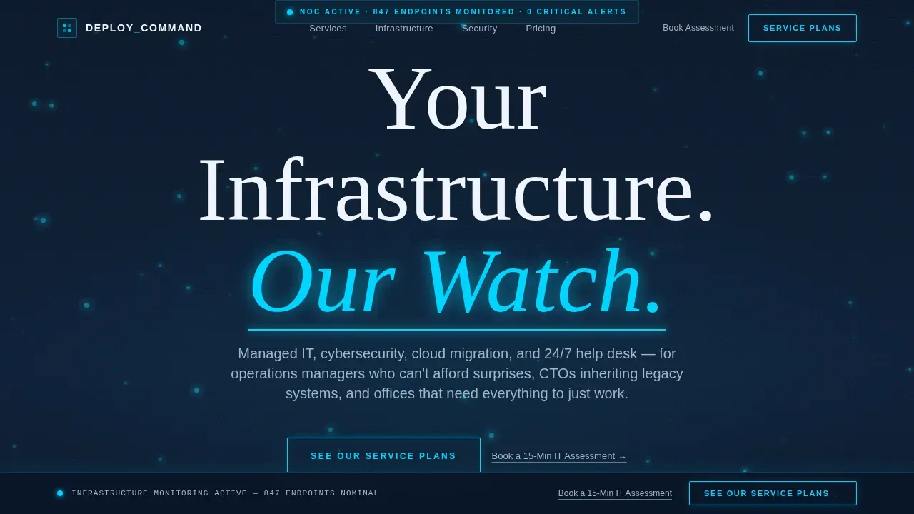 IT Services Company Reviews Website Template