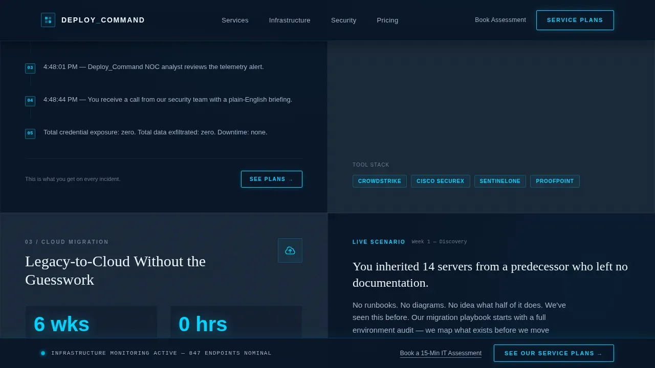 IT Services Company Reviews Website Template