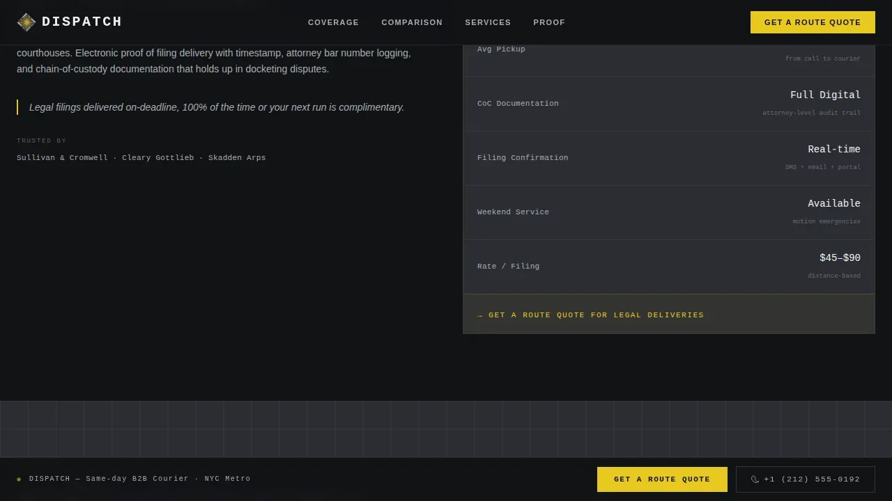 Rapid Logistics Management Landing Page Template
