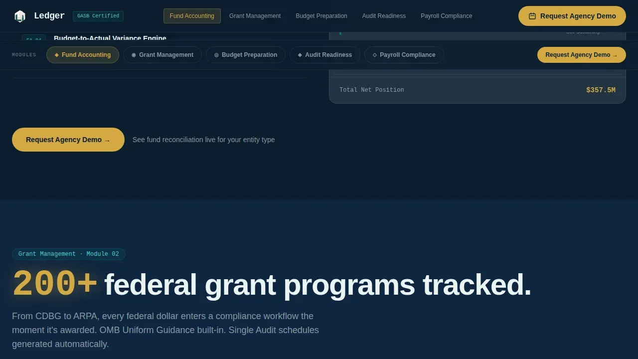 Advanced Government Software Privacy Policy & Terms Website Template