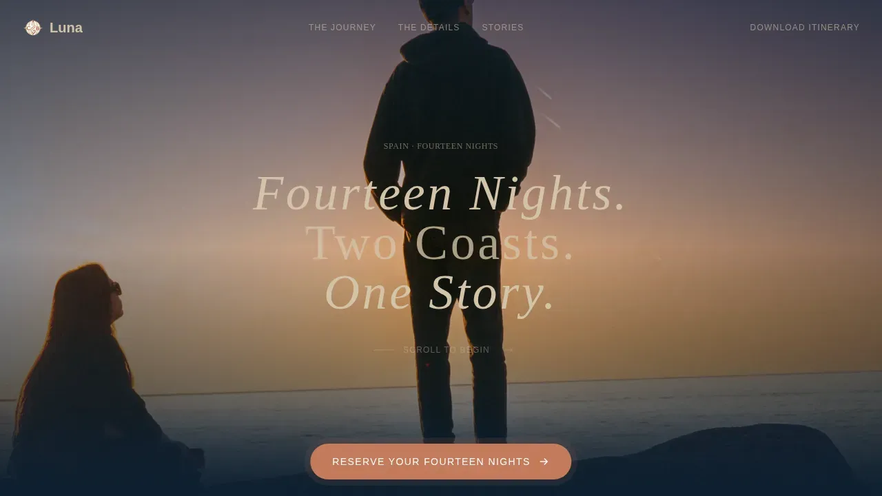 Spain Travel Booking Website Template