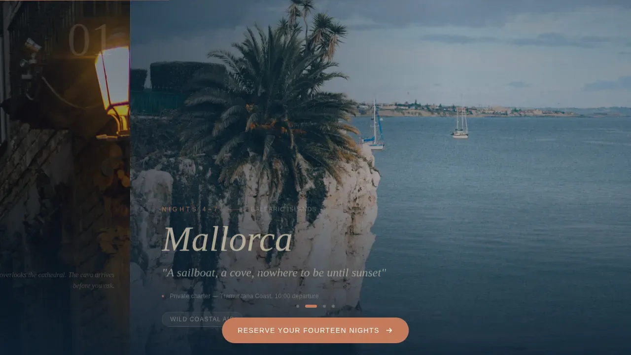 Spain Travel Booking Website Template