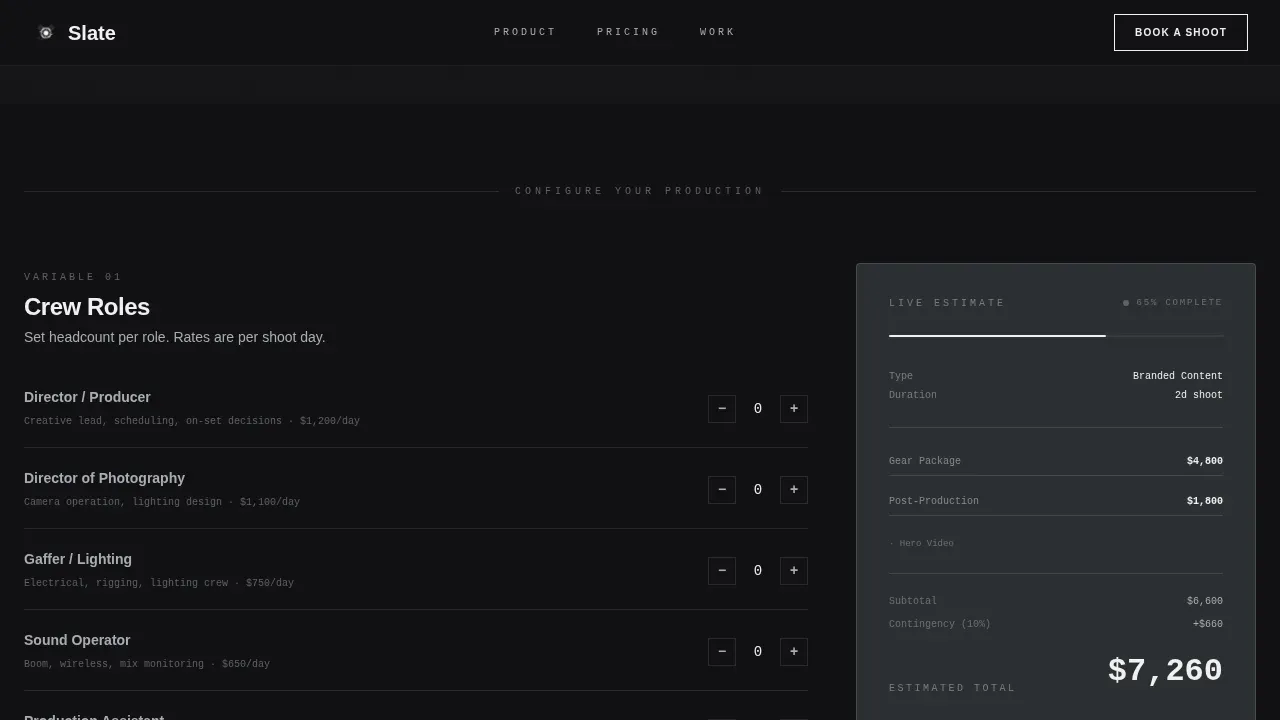 Instant Video Production Landing Page Template