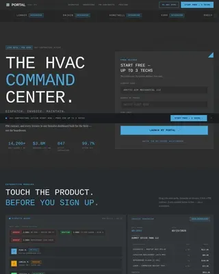 HVAC Digital Presence Maintenance Website Template
