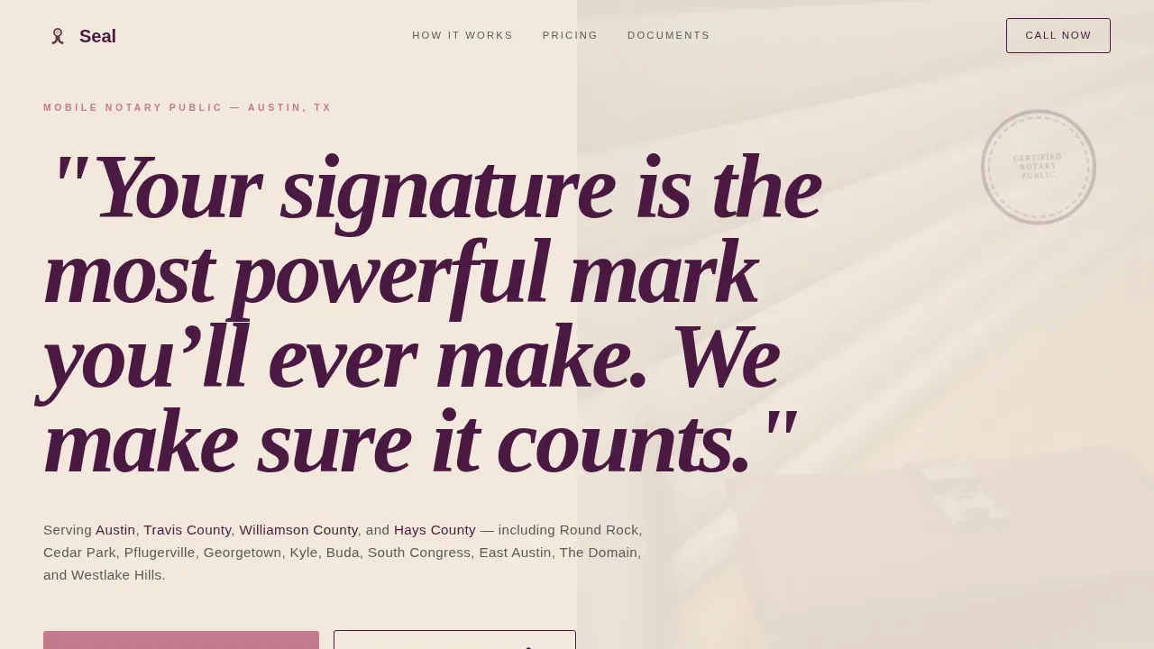 Trusted Mobile Service Landing Page Template