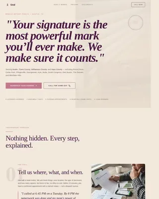 Trusted Mobile Service Landing Page Template