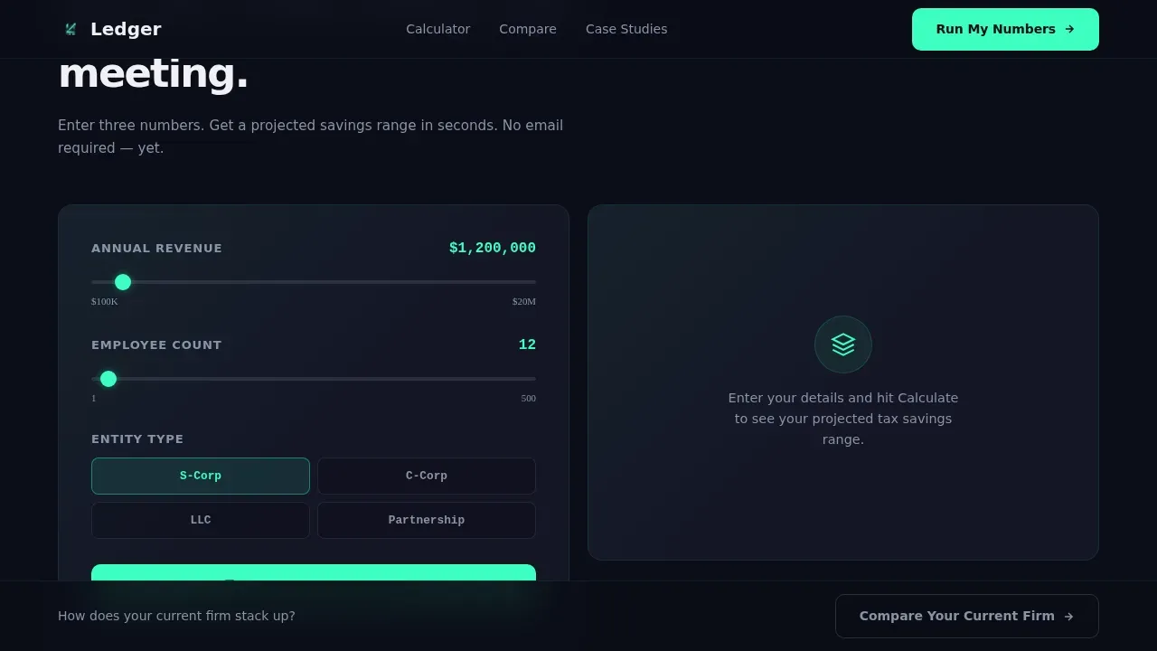 Growth Startup Accounting Landing Page Template