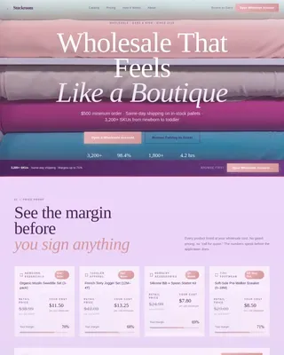 Baby & Kids E-Commerce Comparison Website Template