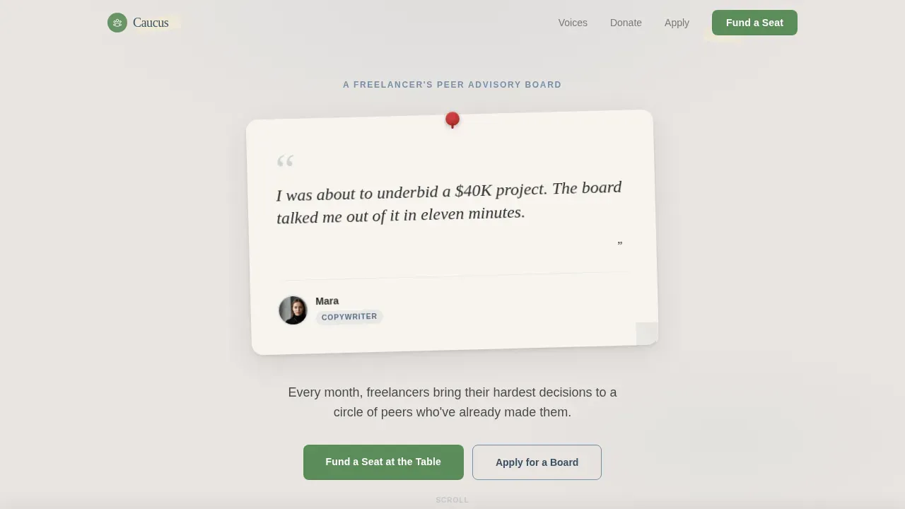 Advanced Freelancers Community Reviews & Social Proof Website Template