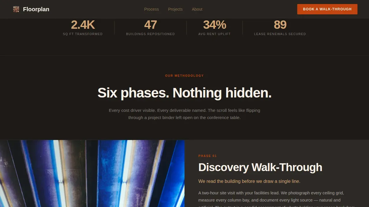 Office Interior Design Landing Page Template