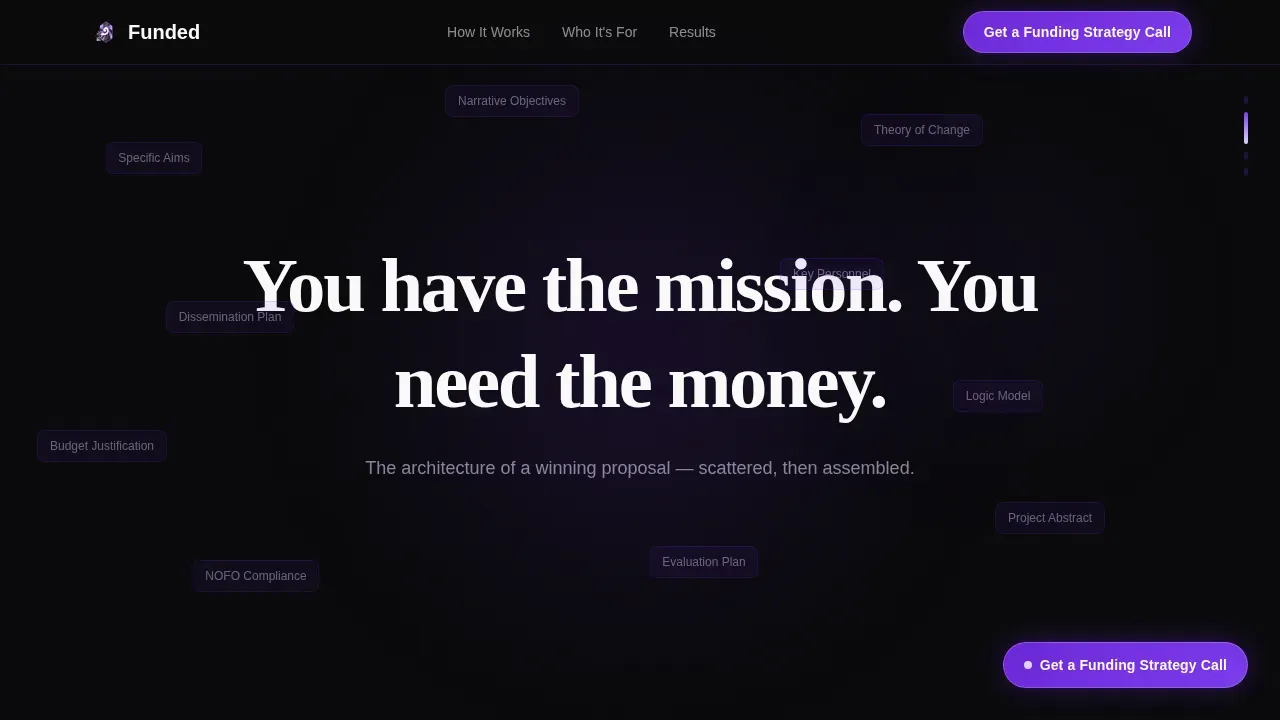 Writing & Content Portfolio Booking Website Template