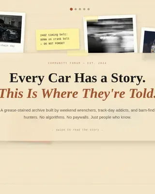 Vibrant Mechanic Community Landing Page Template