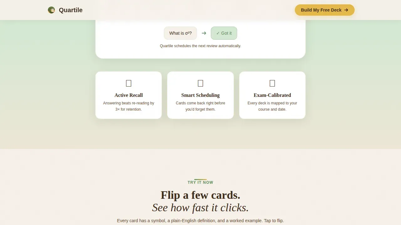 Smart Statistics Learning Landing Page Template