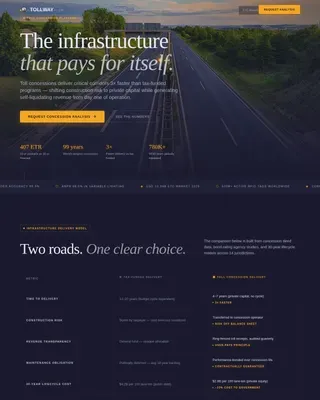 Parking & Traffic Comparison Website Template