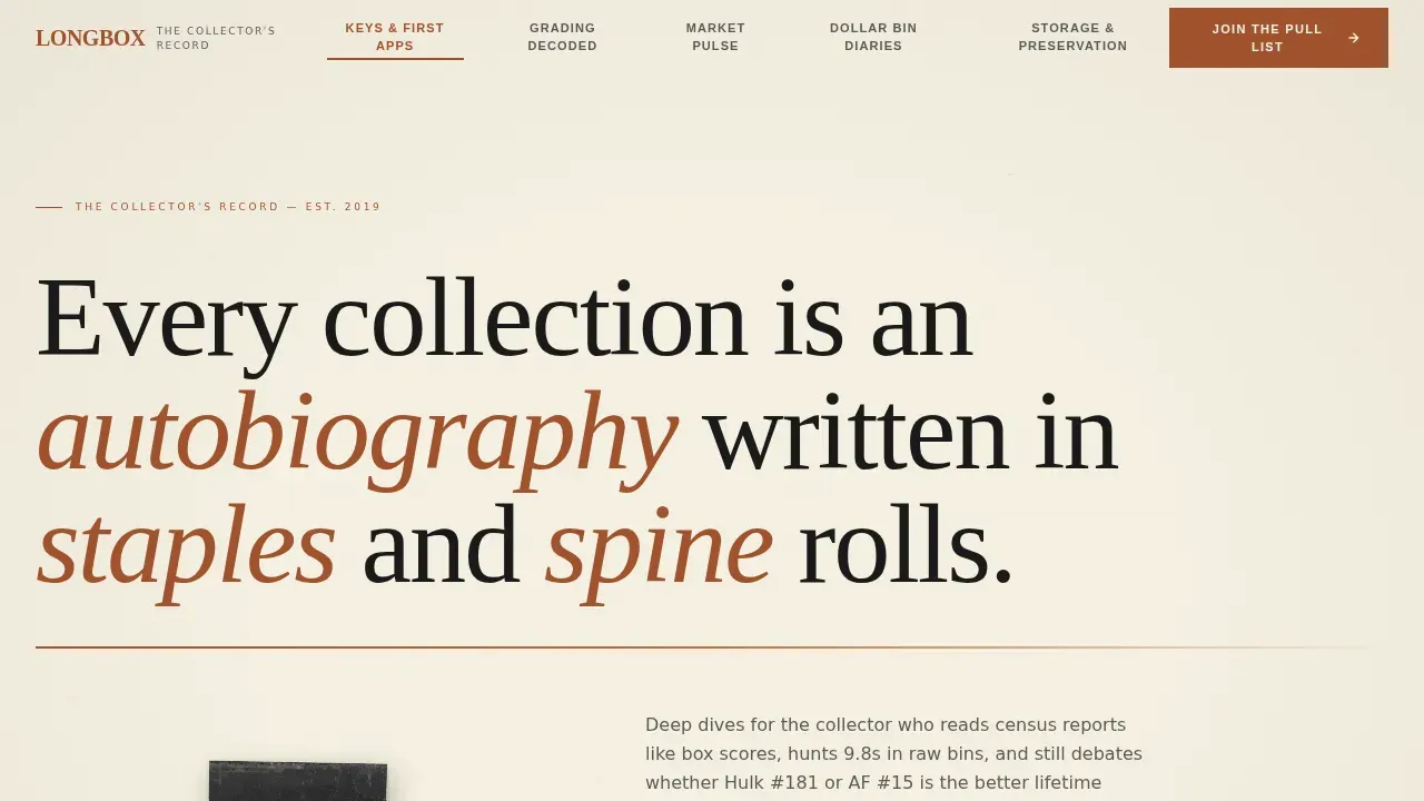 Premium Graphic Novel | Free Website Template | Rocket