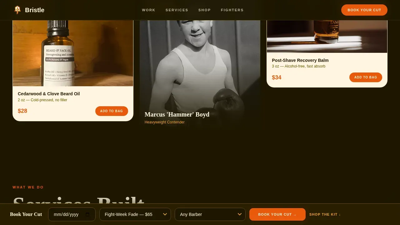 Dog Specialist Booking Website Template