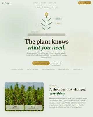 Dispensary & Retail Professional Website Template