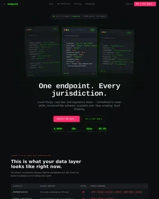 LegalTech Startup Comparison Website Template