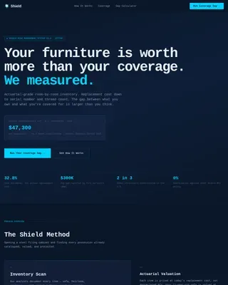 Precision Coverage Gap | Free Website Template | Rocket
