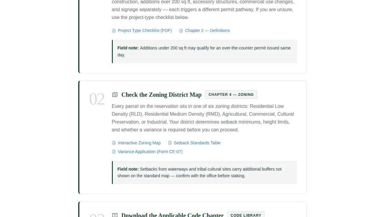 Tribal Authority Landing Page Template