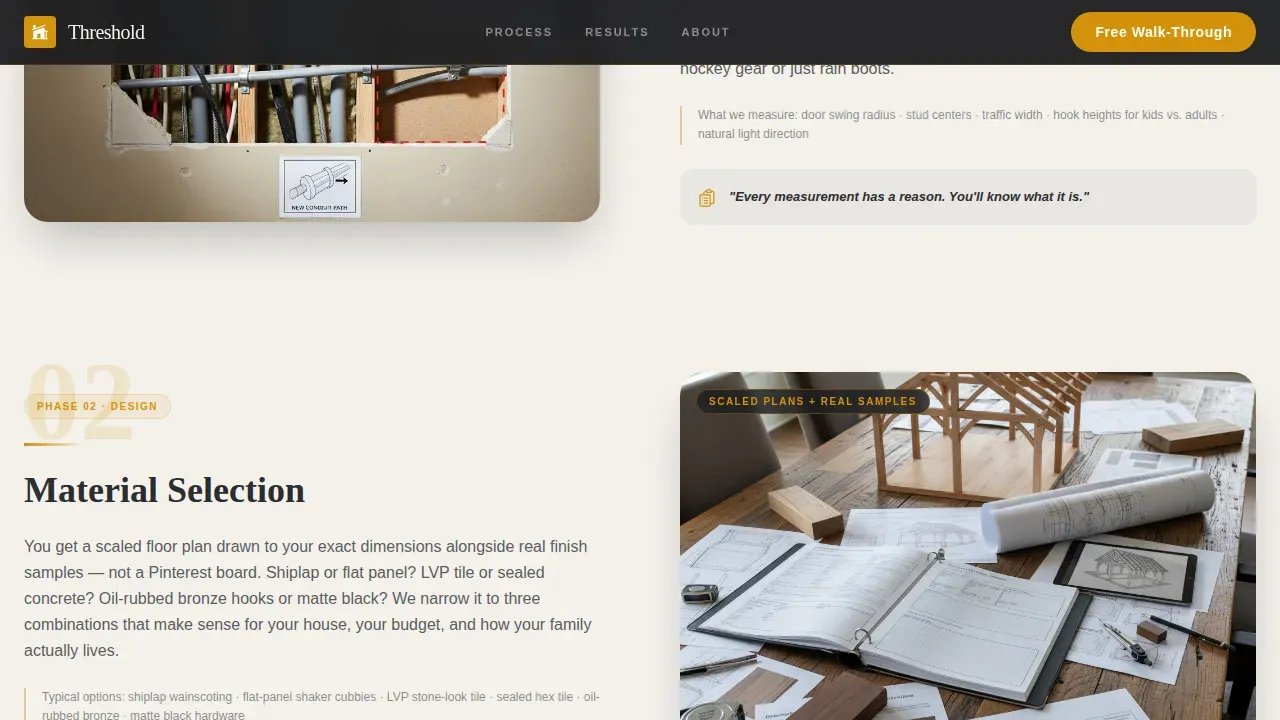 Robust Entryway Renovation Landing Page Template
