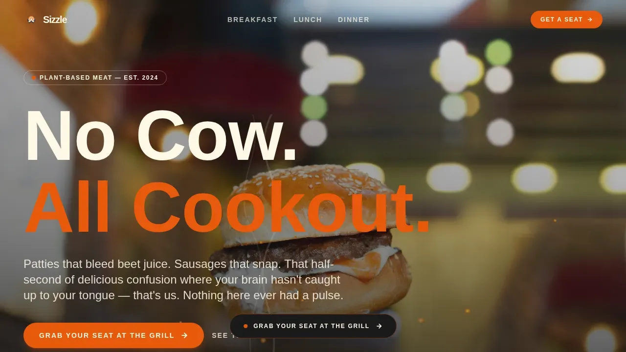Specialist Meat & Seafood Professional Website Template