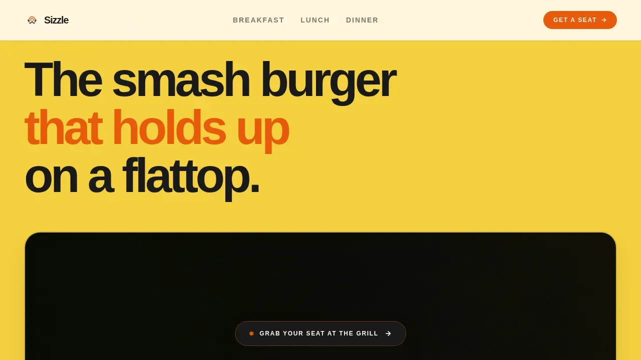 Specialist Meat & Seafood Professional Website Template
