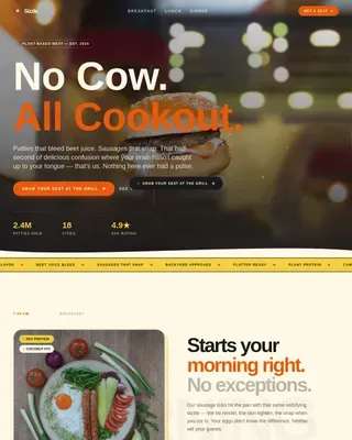 Specialist Meat & Seafood Professional Website Template
