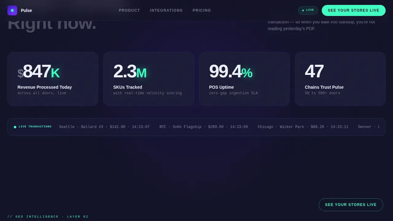 Retail Software & SaaS Professional Website Template