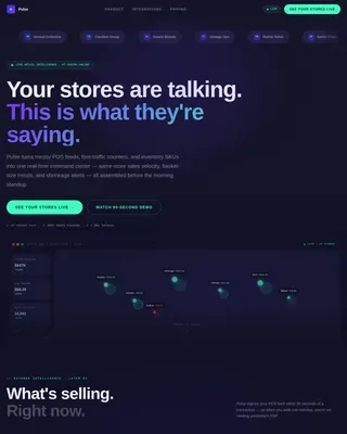 Retail Software & SaaS Professional Website Template