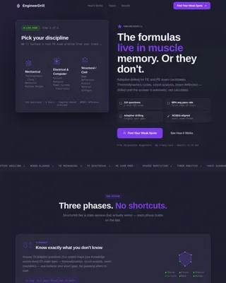 Engineering Education Professional Website Template