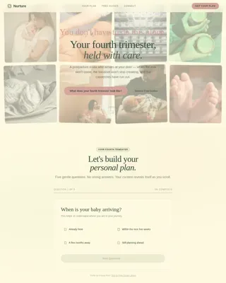 Nanny & Au Pair Professional Website Template