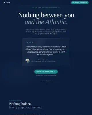 Window Cleaning Service | Free Website Template | Rocket