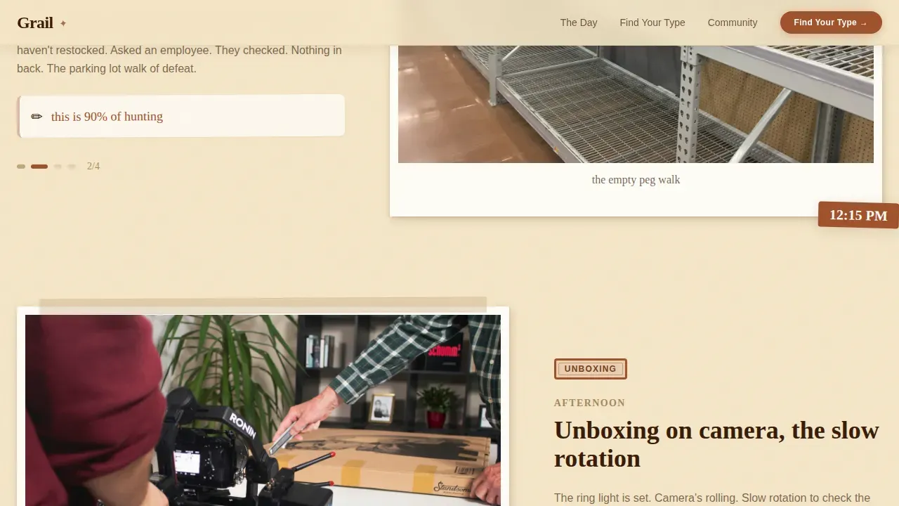 Passion Collectible Marketplace Landing Page Template