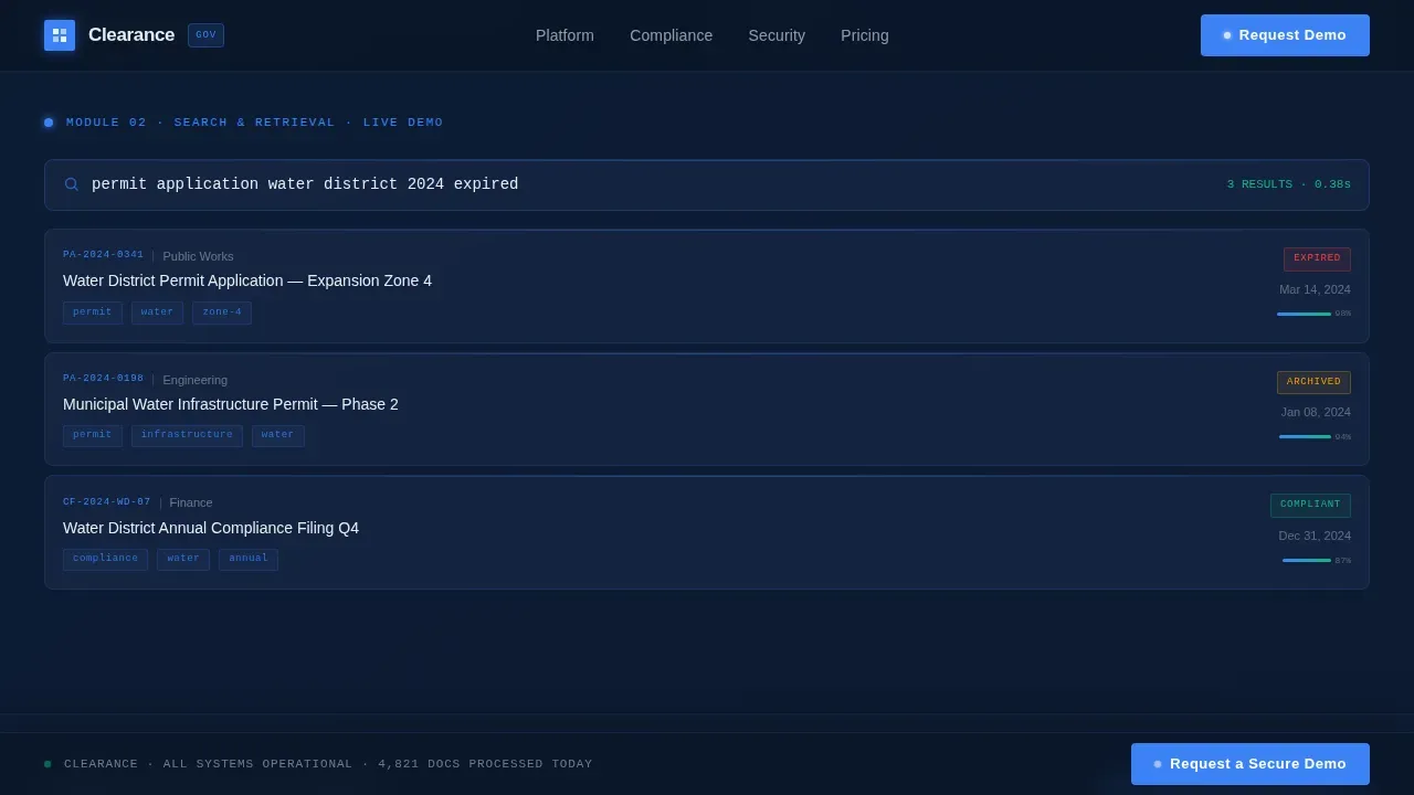Complete Government Software Privacy Policy & Terms Website Template
