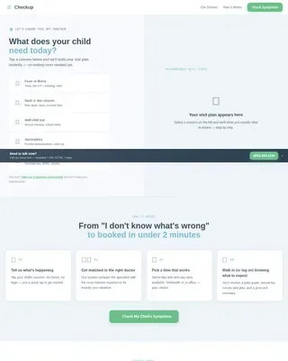 Instant Pediatric Scheduling Landing Page Template