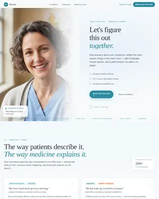 Expert Primary Care Landing Page Template