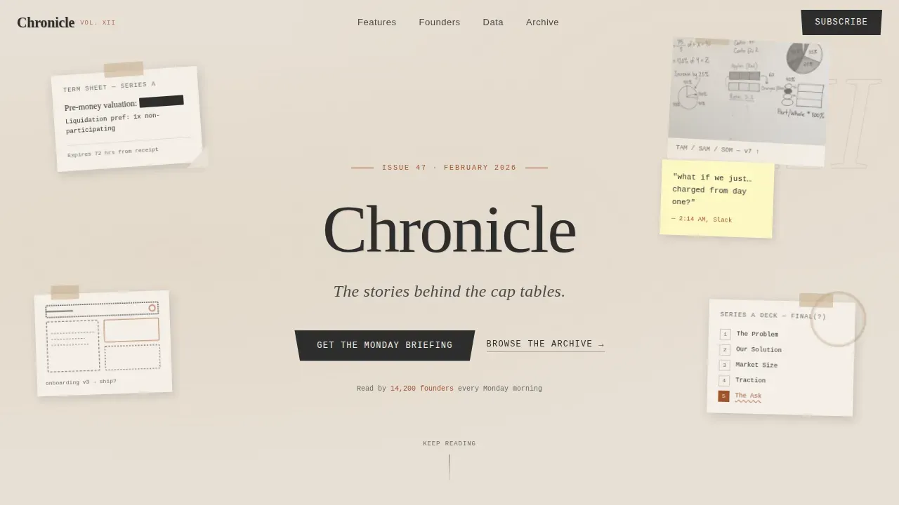 Innovative Tech Publication Landing Page Template