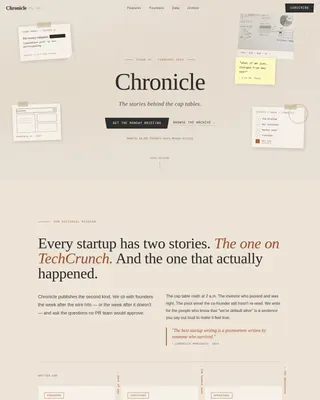 Innovative Tech Publication Landing Page Template