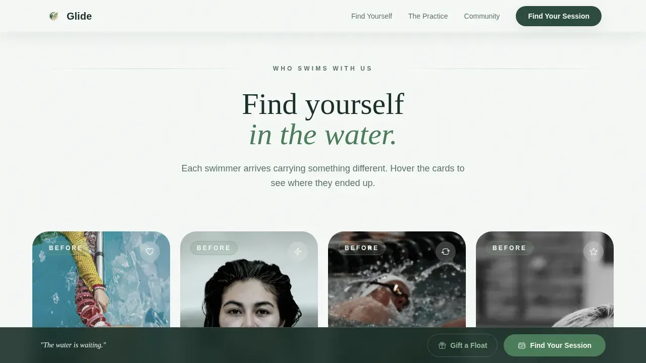 Expert Aquatic Instruction Landing Page Template