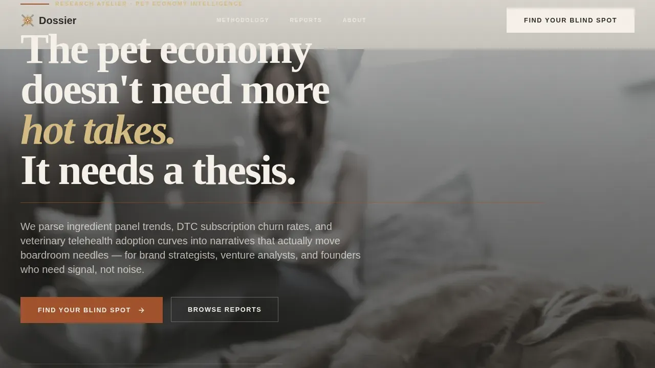 Comprehensive Pet Industry Landing Page Template