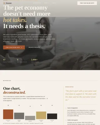 Comprehensive Pet Industry Landing Page Template