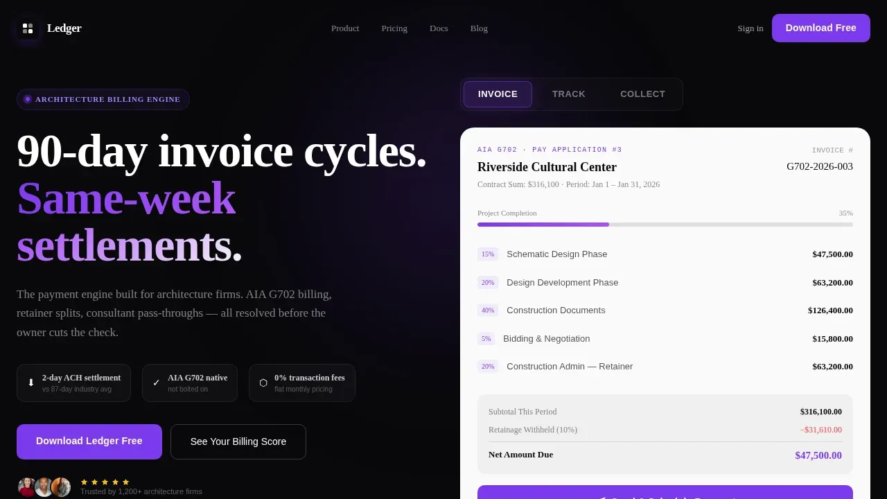 Complete Architecture Firm Software Professional Website Template