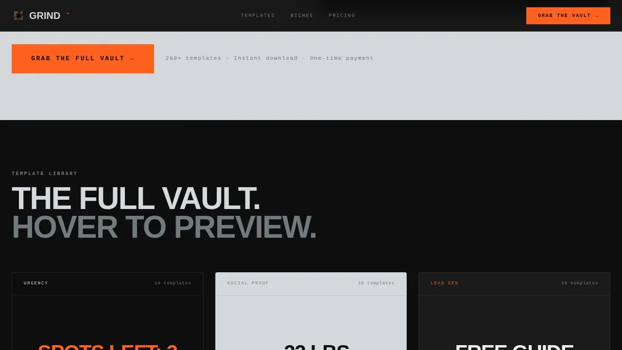 Dynamic Coaching Social Media Landing Page Template