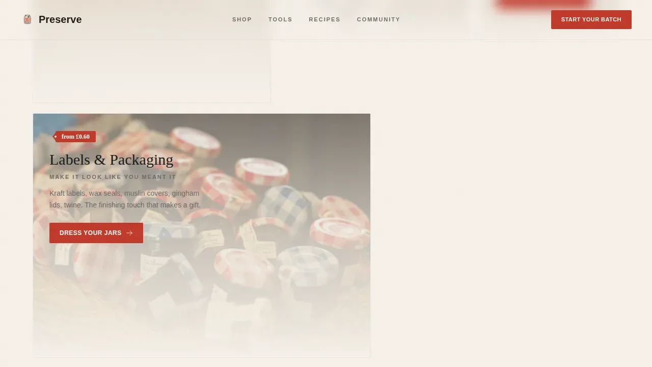 Hobby & Passion Supplies Professional Website Template